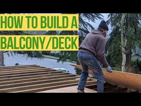 How TO build A BALCONY/DECK