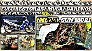Incredible full restoration of abandoned moto || restoration time laps motor 2 stroke Yamaha FIZ R
