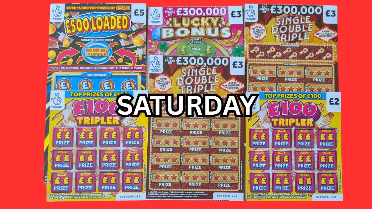 Субботняя сессия. Последний день января! Скретч-карты Национальной лотереи Великобритании.