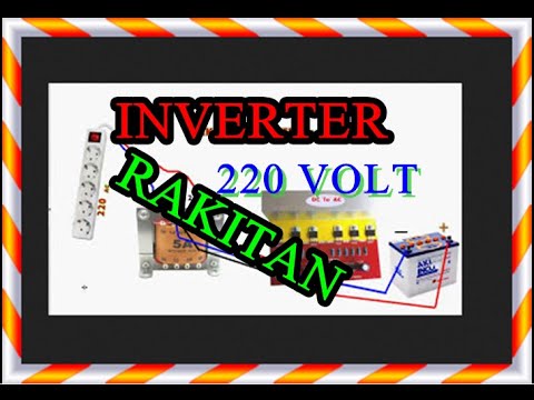  Cara merakit Inverter 12 volt menjadi 220 YouTube