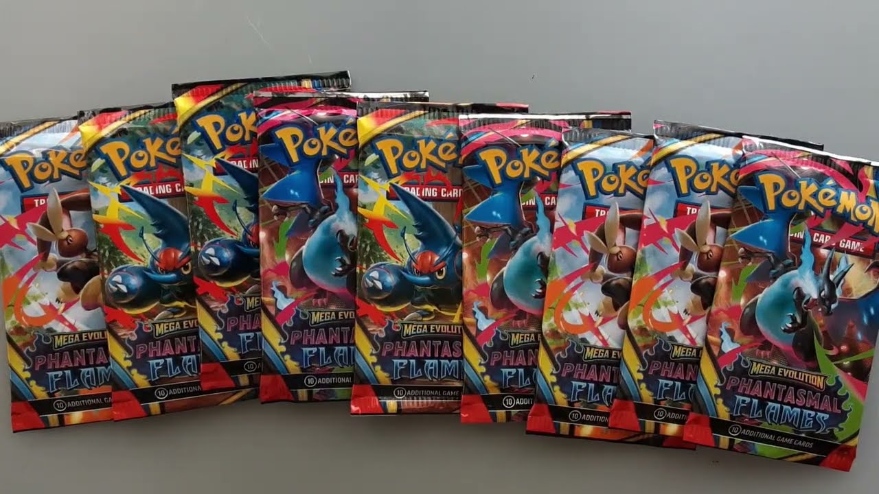 PULLED an SIR plus ULTRA & DOUBLE RARE cards! PHANTASMAL FLAMES 9 Individual Packs🍀🔥