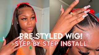  WATCH ME DO MY HAIR | THERAPEUTIC INSTALL | Alipearl Ready To Go Wig 