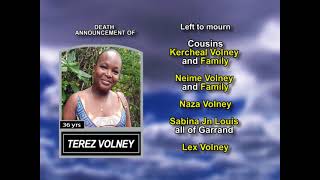 Terez Volney ~ Long Obituary