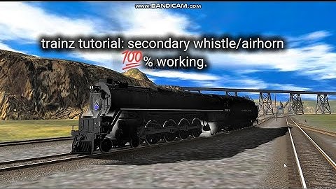 Trainz Tutorial #2: Secondary Whistle/Airhorn Script (100% Working!)[Trainz Railroad Simulator 2022]