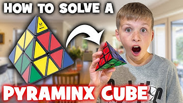 Solve a Pyraminx Cube SUPER EASY!
