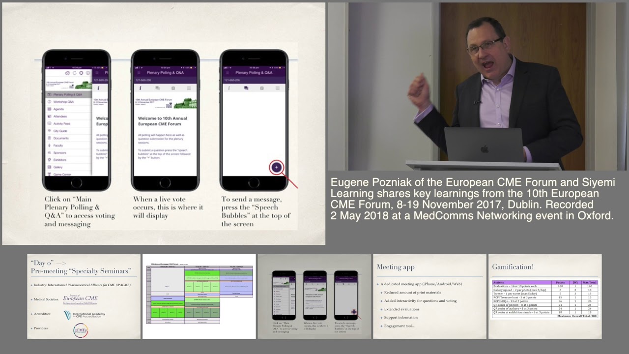 Highlights of the 10th Annual European CME Forum