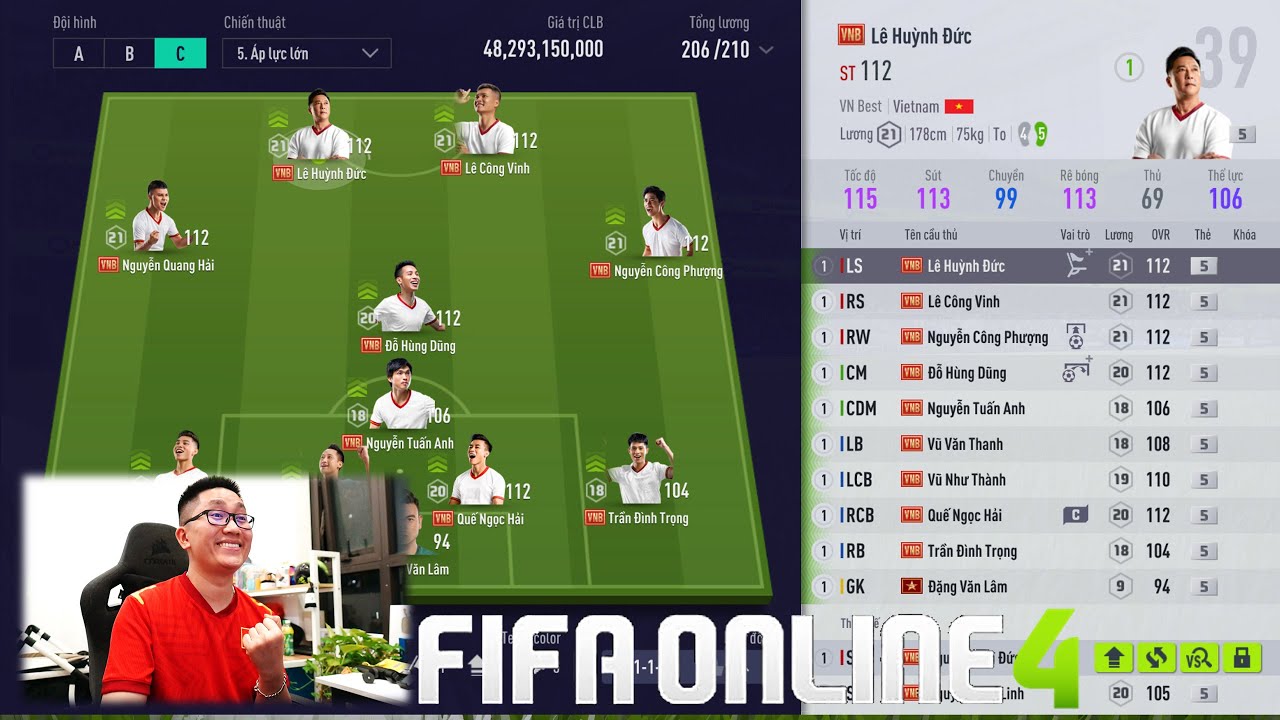 FIFA ONLINE 4: Kèo Đêm 1300 TỶ Xây Team & Quẩy Full Dàn VIETNAM BEST Với Chỉ Số Cực Khủng