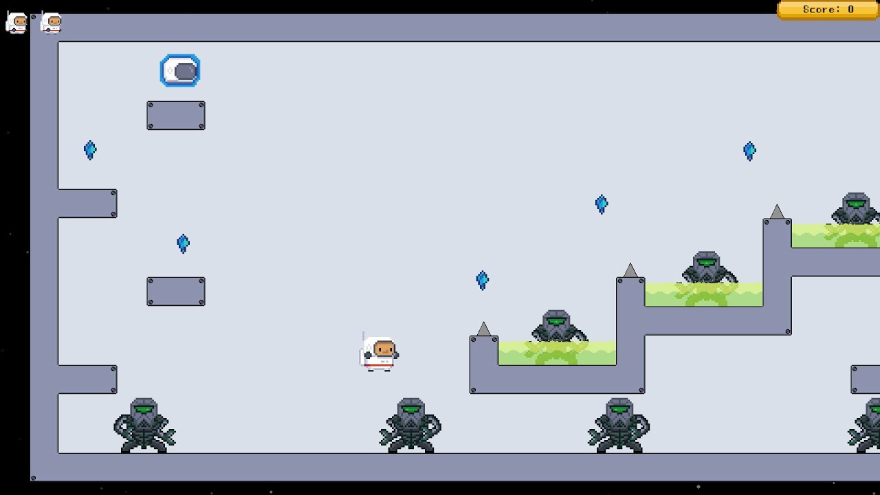 Astro Flipper 2D Platformer Game Trailer