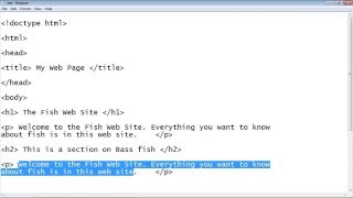HTML Tutorial for Beginners   01   Creating the first web page