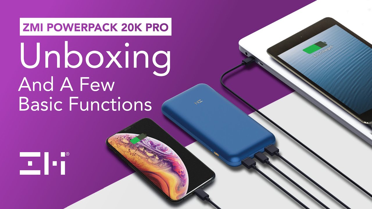 Unboxing ZMI PowerPack 20K Pro - YouTube