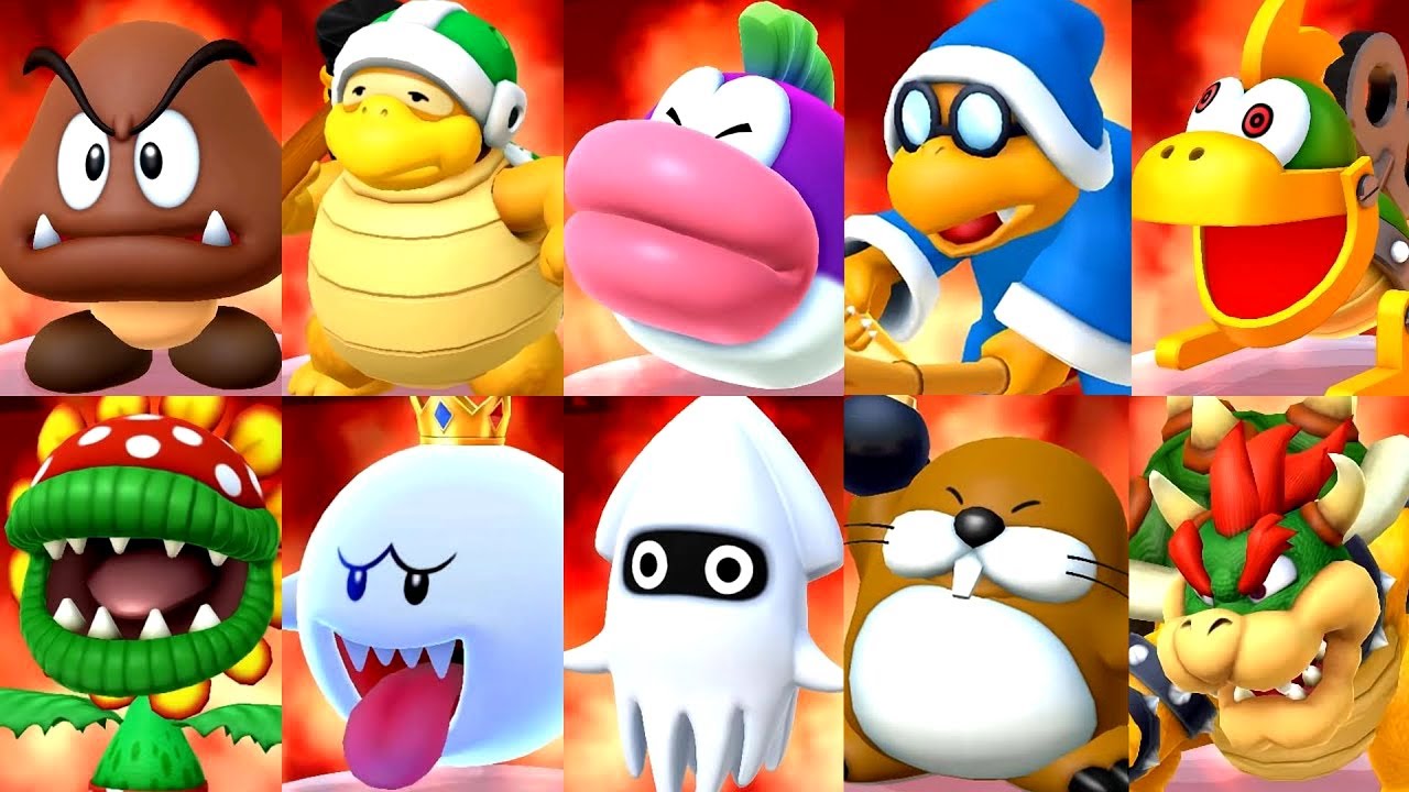 MARIO PARTY 10 - BOSS RUSH ALL BOSSES MASTER CPU