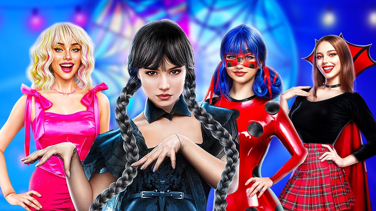 Giant Game of Clue with Wednesday Addams?