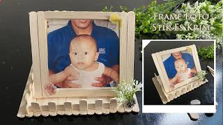 Frame Foto Kerajinan Dari Stik Es Krim Unik Tanpa Ribet parakarya kerajinan bahan keras screenshot 5