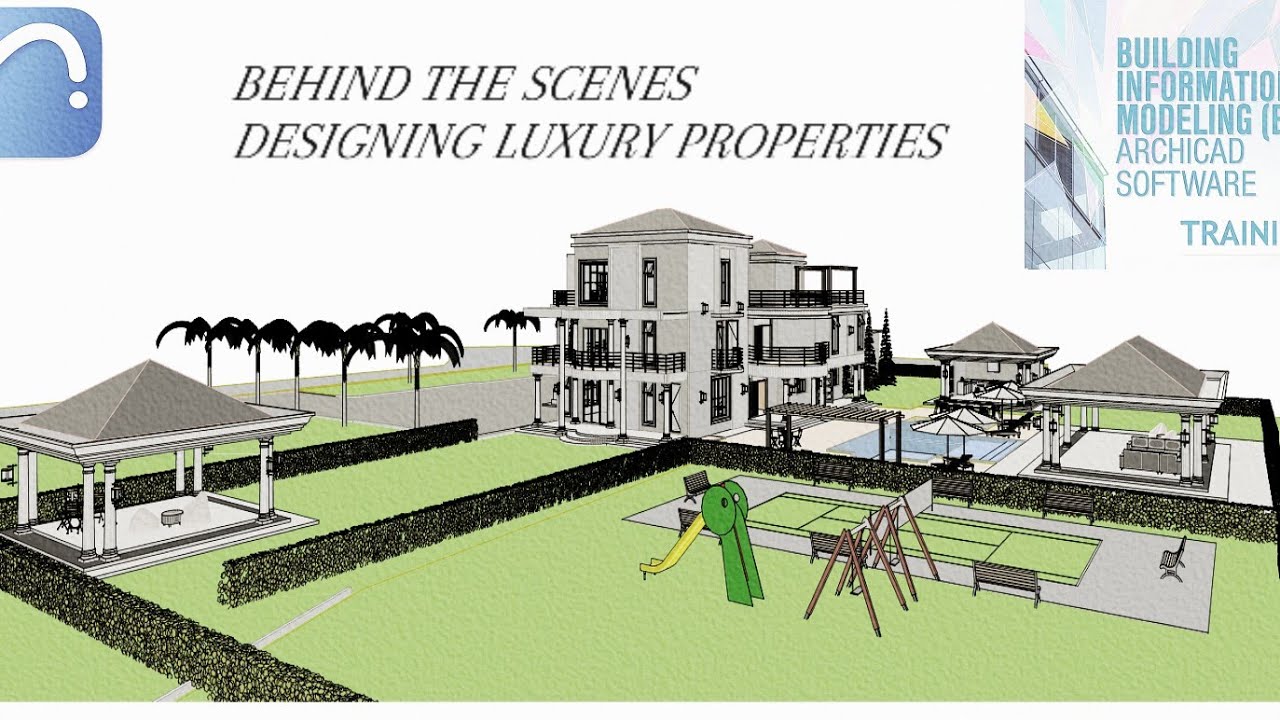 Step by Step Tutorial Roman Inspired Mega Mansion on ArchiCAD Part 4| Detailed Classical design