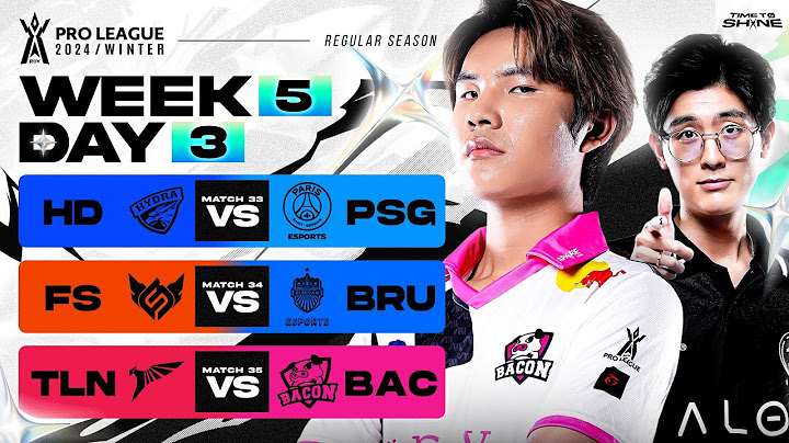 การแข่งขัน RoV Pro League 2024 Winter | รอบเก็บคะแนน Week 5 Day 3