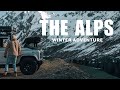 A short winter camping adventure with our dog and defender overlanding the alps camping landrover