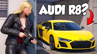 Stealing AUDI R8 SUPERCAR kasama si @EricsonPauloYT sa GTA 5 RP