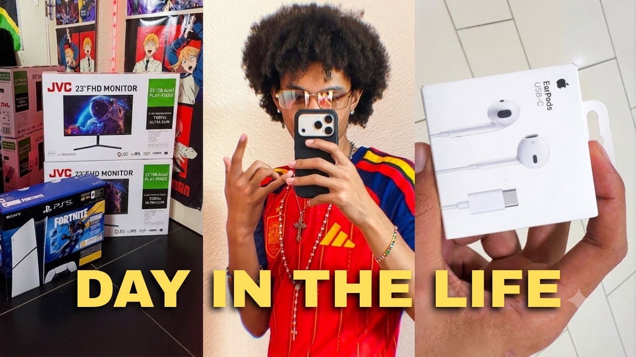 I Bought New Monitors For My PS5 & New Earphones For My IPhone 17 Pro 💸 | Buying a Spain Jersey 🇪🇸 