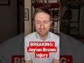 BREAKING: Jaylen Brown Injury Details & Reaction | Celtics News #shorts