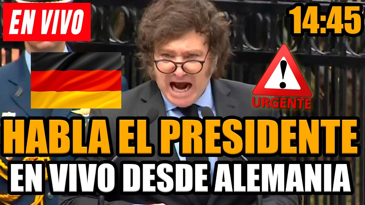 🔴URGENTE MILEI EN VIVO DESDE ALEMANIA ¡DANDO CÁTEDRA INTERNACIONAL!