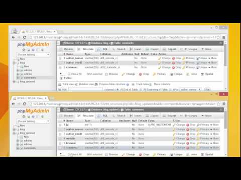 PHP - MySQL Structure Synchronizer