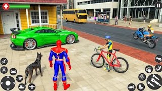 Spiderman Rope Superhero: battle for rescue - 3d Android Game 26 screenshot 5