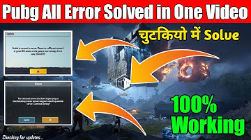 Selected Server may Have Higher Ping Pubg Mobile | How to Fix Pubg Matchmaking Problems