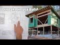 Building a TINY Lakefront Cabin in the Woods | Lake House Build Ep. 1