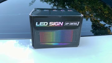 BEST Programmable App Control Bright LED Signs - KJOY Unboxing and Installation