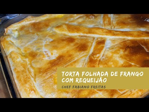 Vídeo: Como Fazer Torta De Queijo Folhado De Frango Picado