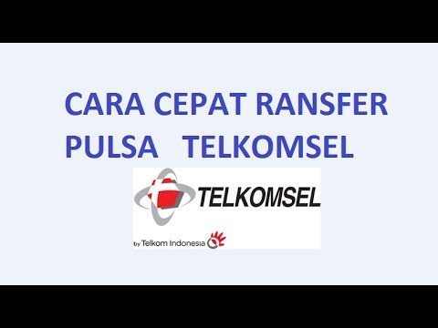 Cara transfer pulsa. 