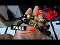 REAL AND FAKE FENG SHUI BLACK OBSIDIAN BRACELET