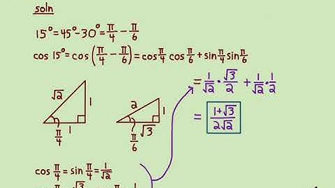 7.2 Sum and Difference Identities