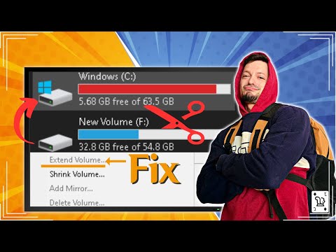 How To Extend Drive C:\ "extend drive" is grayed out FIX - How to extend drives Guide -Windows 10/11