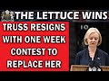 Liz Truss Resigns - the Lettuce Triumphs