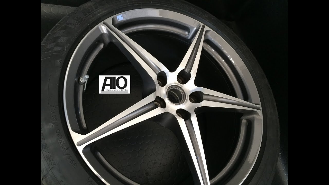 Felgen Reparatur Ferrrari 458 Spider Diamond Cut 20 Zoll Original 255226 268642 AIO Augsburg