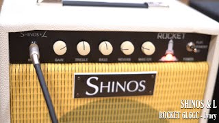 Blue Guitars - SHINOS & L / ROCKET 6L6GC - Ivory ...with stilblu 