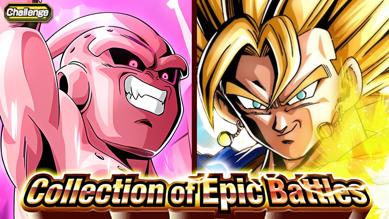 LR INT KID BUU VS. SUPER VEGITO! COLLECTION OF EPIC BATTLES! (Dokkan Battle)