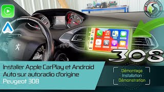 Installation - Ajouter Carplay/Android Auto Peugeot 308
