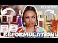 TOP 10 Perfume REFORMULATIONS &amp; WHAT led to them| Perfume collection 2022| Tom Ford Lost Cherry