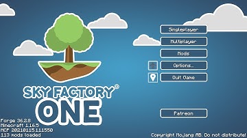 Minecraft - SkyFactory One | Day 1 |