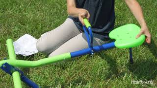 Quad-Seat Teeter Totter Assembly