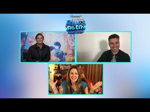 Josh Dela Cruz & Donovan Patton On Blue's Big City Adventure (Blue's Clues)