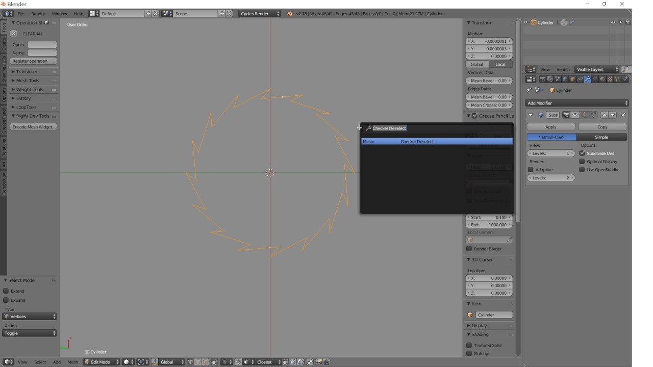 Modeling pleat skirt in Blender - YouTube