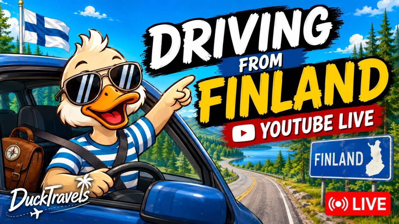 🚗🇫🇮 LIVE: Driving Across Finland | City to City Road Trip 🇫🇮