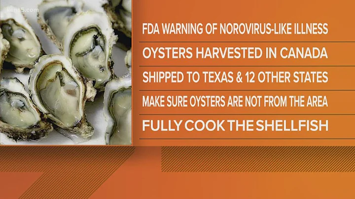 Hundreds sick after eating oysters linked to a norovirus outbreak