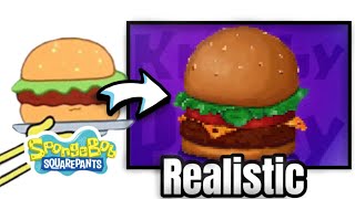 I Drew the Krabby Patty… But Realistic!