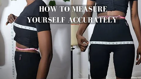 How To Measure Yourself Accurately| How to read a Measuring tape| Beginner friendly