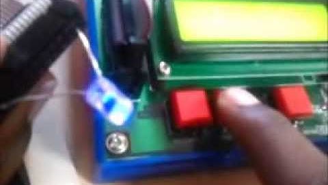 LED BLINKING USING INTERRUPTS