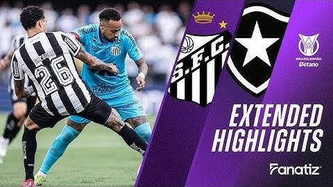 Santos Vs Botafogo 💥 Highlights match #neymar #highlights